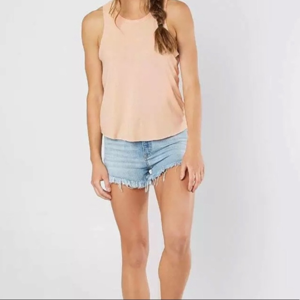 🔥FREE PEOPLE🔥Coziest Swing Tank Top Blush Small NWT - Picture 2 of 3